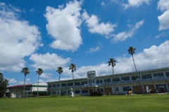 南国ムードな廃校