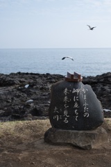 海原を望む句碑