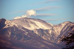 夕刻の浅間山　　DSC_2131