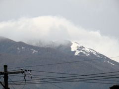 浅間山初冠雪　DSCN0506
