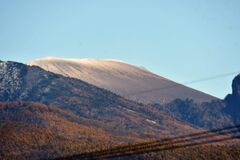 初冠雪の浅間山　　DSC_4420