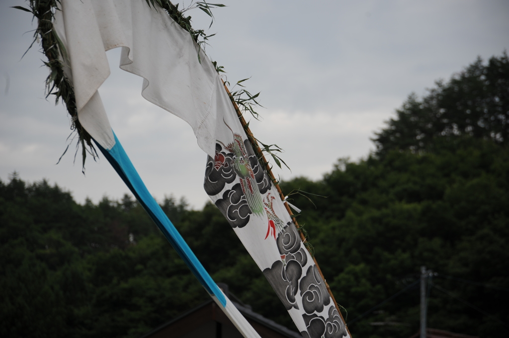 「下り龍」（岳の幟祭り2016）DSC_7100