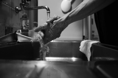 wash hands