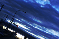 朝の空