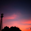 早朝、東の空