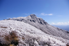 大船山、冬化粧