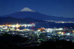 富士夜景三種　日本平