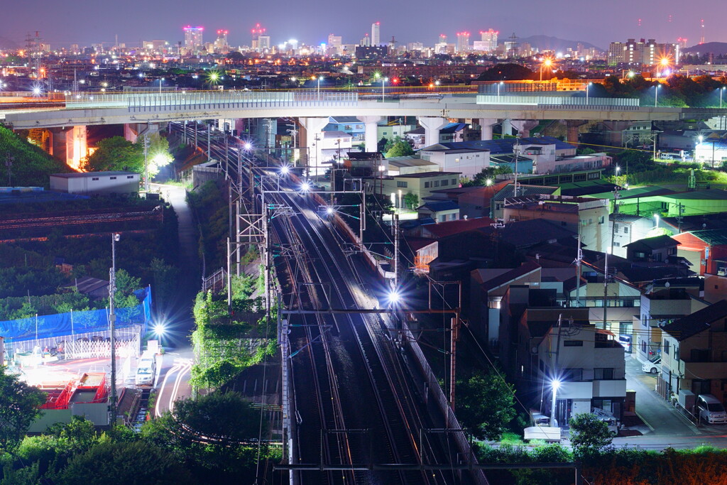 東海道新幹線の線路