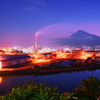早朝の田子の浦