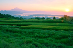 駿河湾の日の出