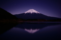 月夜の富士山
