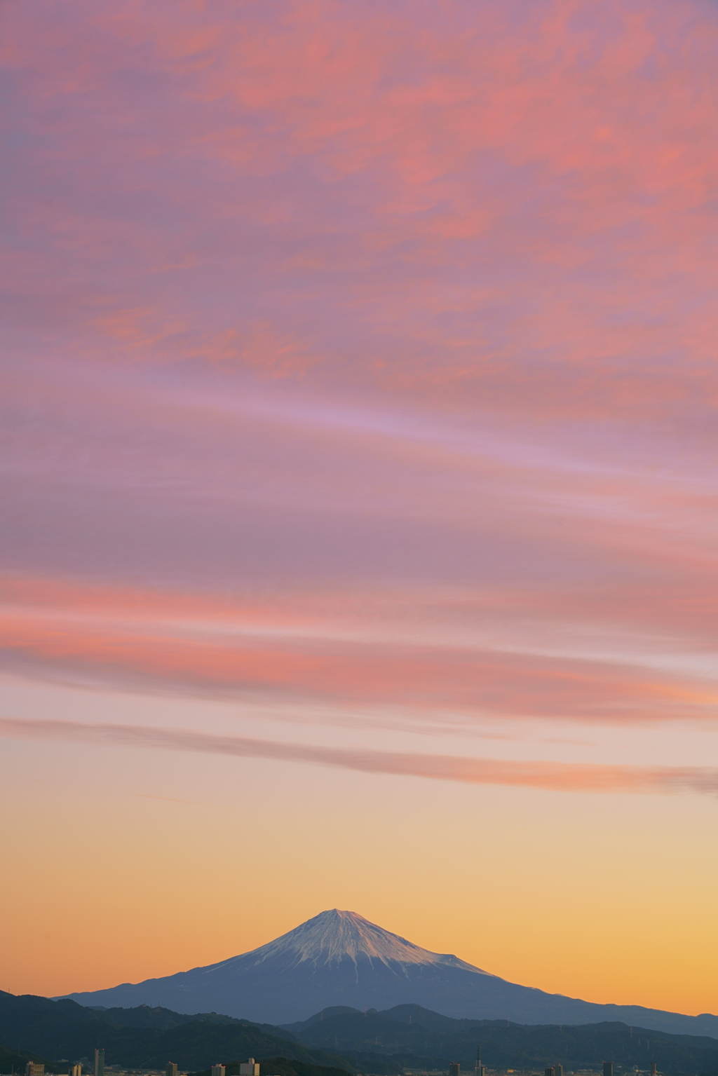 染まる空