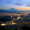 静岡の灯りと富士