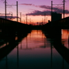 橋の間の夜明け