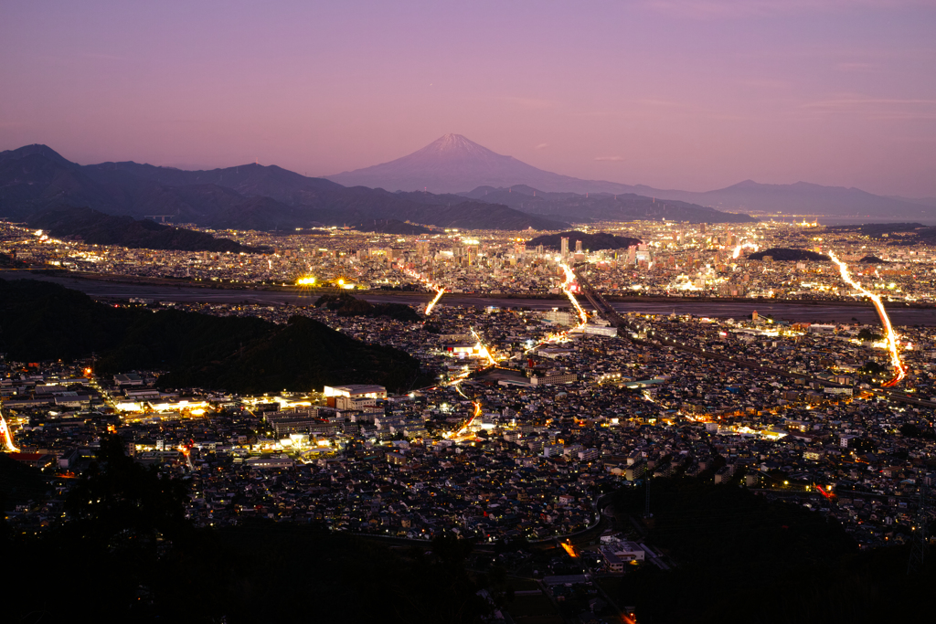 静岡夕景