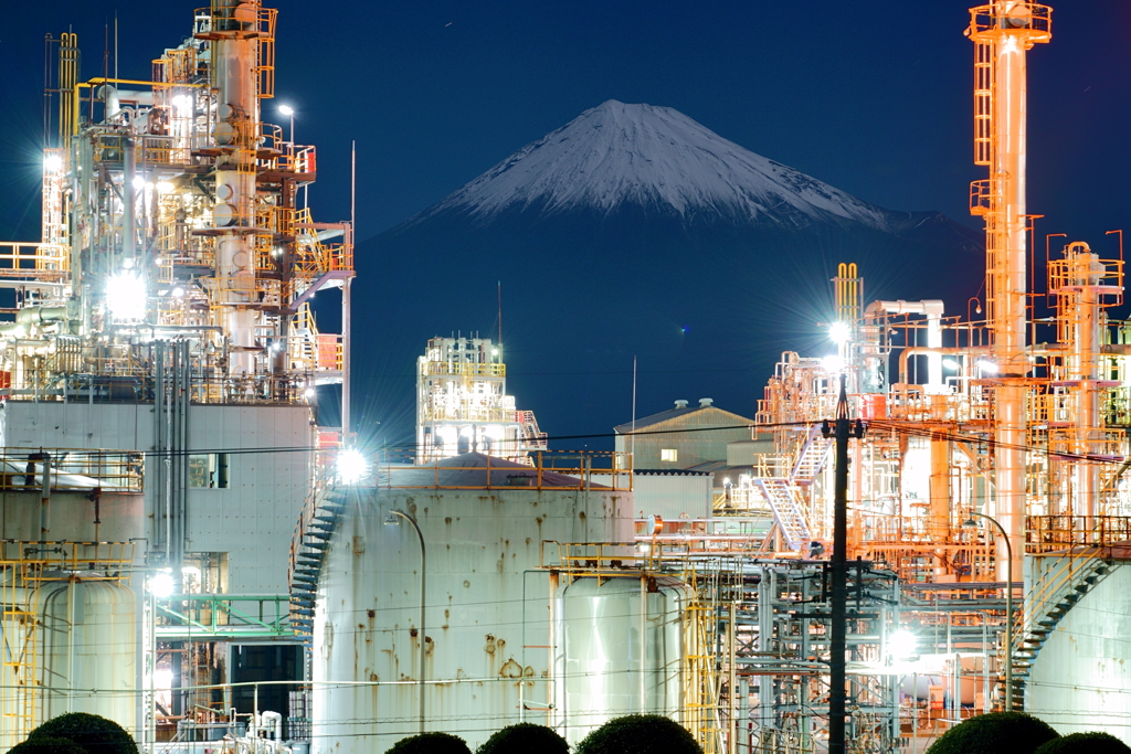 富士夜景三種　イハラニッケイ