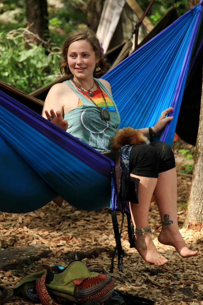 drifting on the hammock