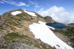 白山 大汝峰と翠ヶ池