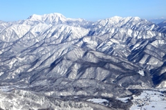 冬山・立体感