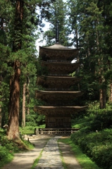 羽黒山五重塔