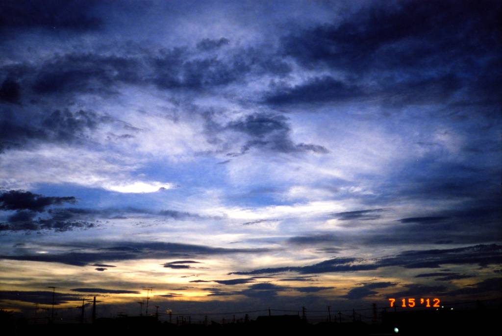 夕方の空