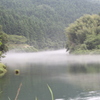 甫喜ヶ峰森林公園　川（湯気出てた）