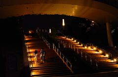 カップルしか使えない階段!?