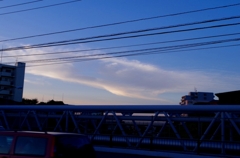 日が暮れてきた