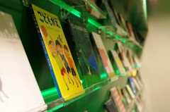 本が読めるスペースがあったよ