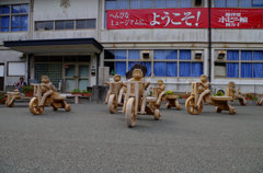 外にはかっぱが