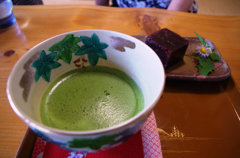 近くのカフェで一服
