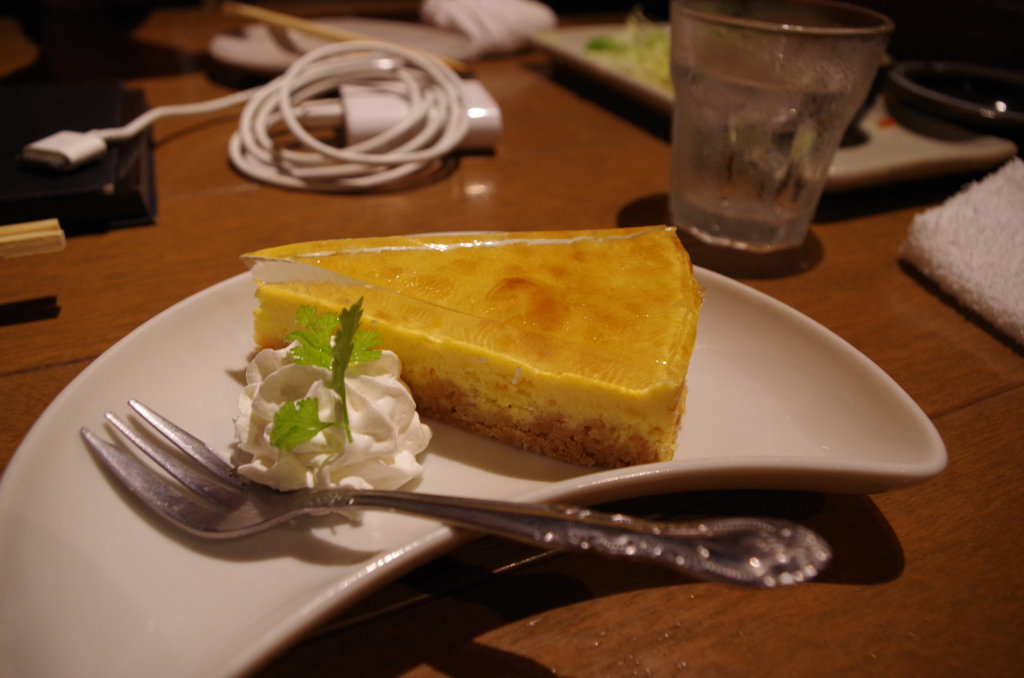 夜のデザート