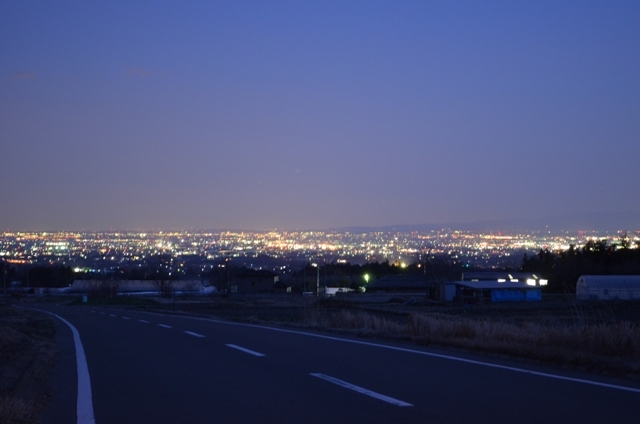 赤城山からの夜景