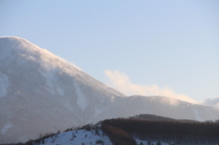 初冬の蓼科山