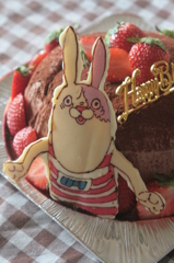 ウサビッチのバースデーケーキ