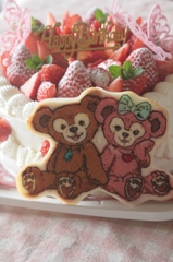 ダッフィー＆シェリイメイのバースデーケーキ