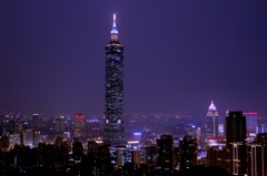 台北１０１と夜景