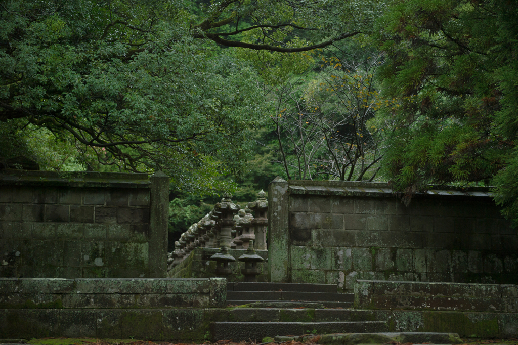 福昌寺　重豪墓入口