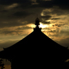 興福寺南円堂夕景