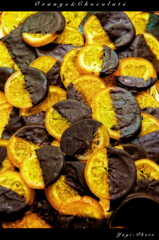 orange and chocolate