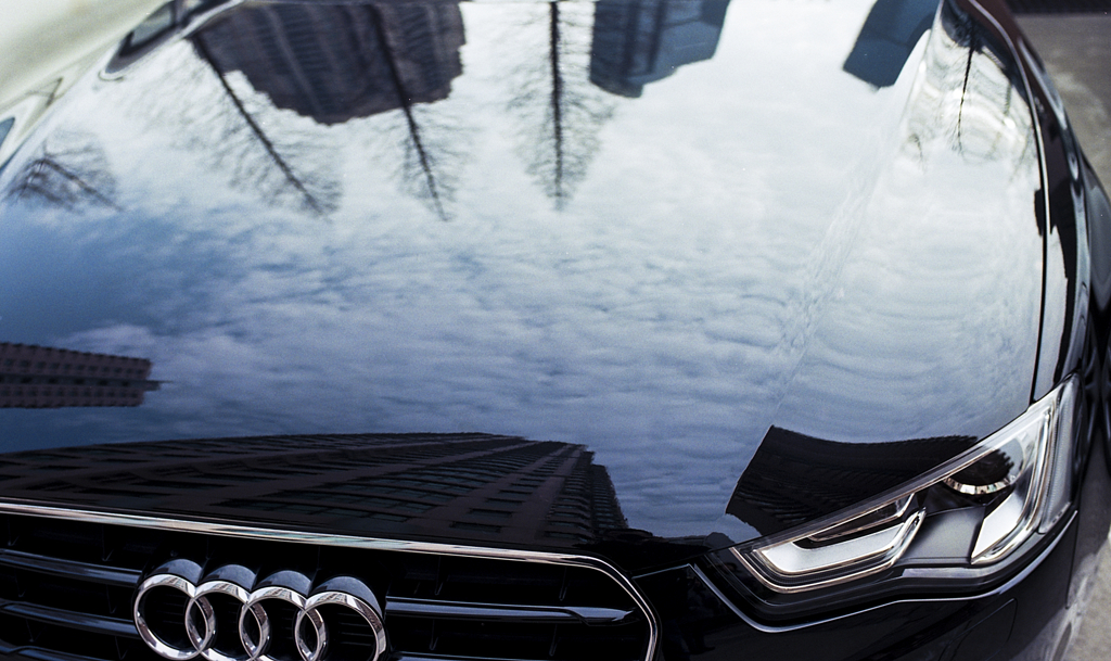 Sky on the bonnet