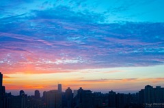 上海の夕暮れ〜秋の入口〜