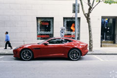 The red Jaguar isn't on sale