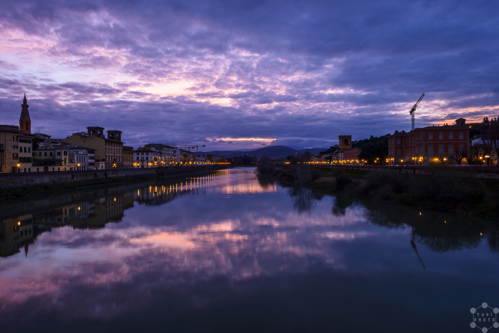 Florence in dawn time
