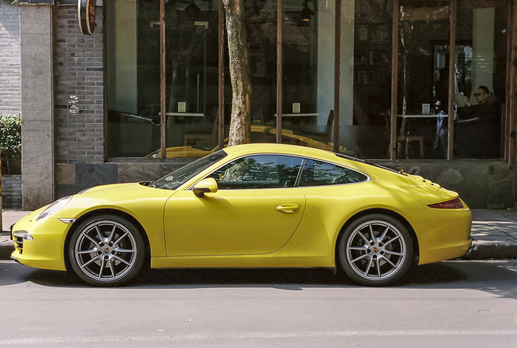 Yellow Porsche