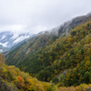 Autumn color of mountain