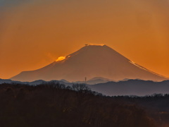 夕方の富士