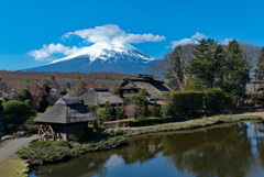 忍野八海の空