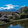 忍野八海の空
