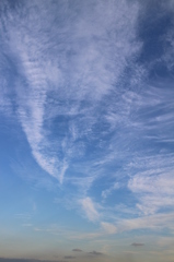 透き通るような雲でした